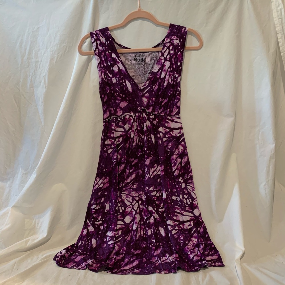 Purple Sundress with Fun Butterfly Print Dress